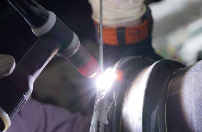 welding a wheel